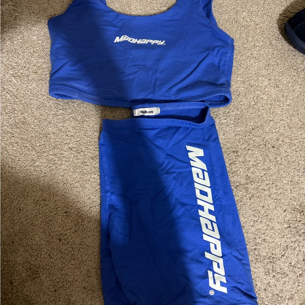 Blue MadHappy Two-Piece Set